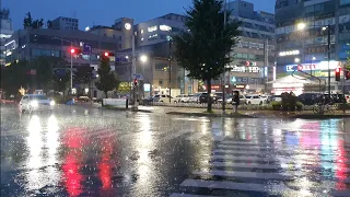 Wet Your Heart while Walking in the Rain. Stress Relieving Sound for Sleep Study Insomnia Tinnitus