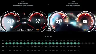 * BMW 5er Sedan M550d 2017-current vs BMW 5er Sedan 540i 2016-current