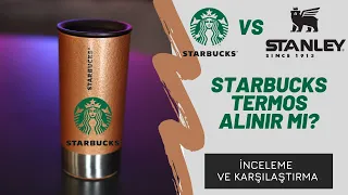 Starbucks Termos Bardak. Stanley ile Karşılaştırma ve İNCELEME