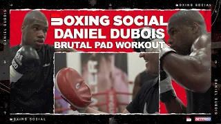 Daniel Dubois full pad workout with new trainer Shane McGuigan ahead of return against Bogdan Dinu