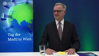 Tag der MedUni Wien  2021: Universitätsvorlesung: Christoph Huber "Forschung in Leben verwandeln"