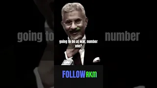 Dr Jaishankar SIGMA RULE shuts down Pakistani ‘reporter’s’ question, watch his reply. | AKM #shorts