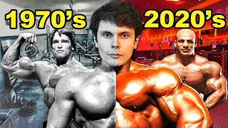 Old School Bodybuilding vs. Steroid Freaks