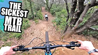 RIDING THE SICKEST MTB TRAIL AND HUGE JUMP LINES!