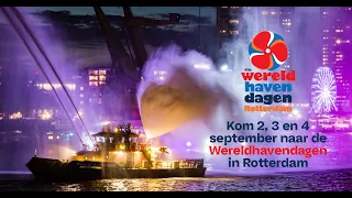Wereldhavendagen 2, 3 en 4 september 2022 in Rotterdam