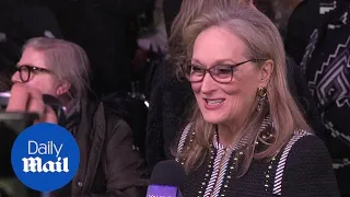 Emily Blunt and Meryl Streep at Mary Poppins Returns premiere