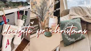 vlog: shop + decorate with me for christmas 2021 | vlogmas day 1