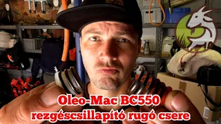 LENYIROM.HU: Oleo - Mac BC550 rezgéscsillapító rugó csere