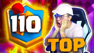 ASÍ LLEGUÉ AL *TOP 100 DEL MUNDO* CON MI NUEVO MAZO ROTO! Clash Royale - YoSoyRick