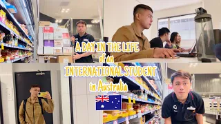 A day in the life of an International Student in Australia || Study - Work Day 🫶