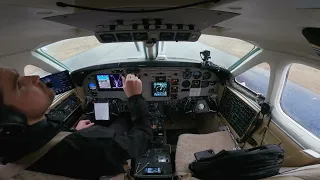 Low Weather & Turbulence in the King Air to Nashville