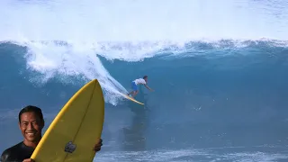 Kopraltuuf Twin Fin Surfing - Uluwatu beach ( Bali surfing 2021 )