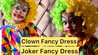 Clown Joker Fancy Dress Performance of Samanwitha  | Clown | Joker |UKG & LKG#fancydress