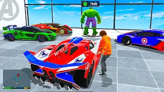 Stealing Rare SUPERHERO Cars In GTA 5 RP!