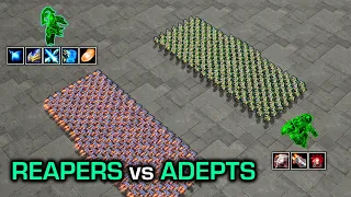 250 Adepts vs 250 Reapers, can you predict the winner?