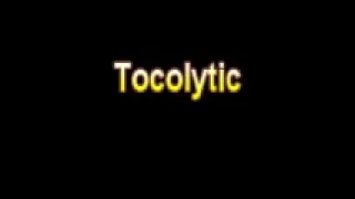 What Is The Definition Of Tocolytic