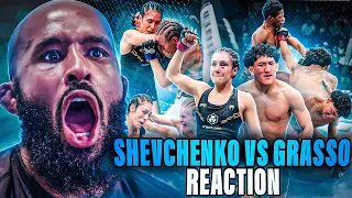 GRASSO vs SHEVCHENKO INSTANT REACTION: Demetrious Johnson On INSANE Title Fight!