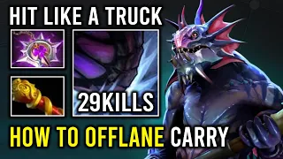 How to Play Offlane Carry Slardar Like a Pro with Perma Bash Stun Lock Nullifier + MKB Dota 2