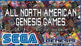 North American SEGA Genesis Game Collection Complete | V G A - Video Game Archive