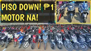 Warehouse ng Motor na naka ₱1 PISO Down ngayong Ber Months!