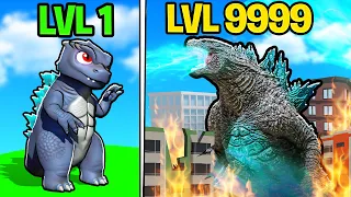 Upgrading GODZILLA into ULTIMATE GODZILLA in ROBLOX!