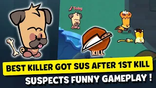 ULTIMATE KILLER GOT SUS AFTER VERY 1st KILL ! SUSPECTS MYSTERY MANSION FUNNY GAMEPLAY #71