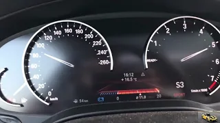 BMW G30 520i 0-100 kmh acceleration