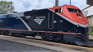 NEW Amtrak Borealis arrives in LaCrosse, WI, for the FIRST time!