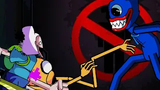 Huggy Wuggy Vs Corrupted Finn (FNF Animation)