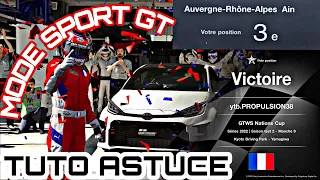 MODE SPORT GT7 comment faire 1er ( A VOIR ENTIEREMENT) pour KCDQ