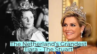 The Stuart Tiara! The Storied History of The Netherlands Grandest Tiara & its 40 Carat Blue Diamond