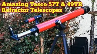 Amazing Tasco 49TR And 57T 50mm F800mm Refractor Telescope