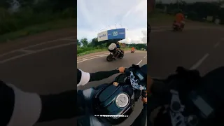 on highway street race r15 🆚 super bikes #shorts