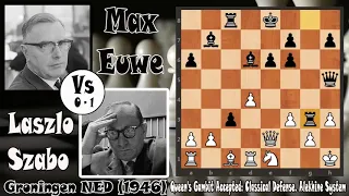 The Royal Tour - Laszlo Szabo vs Max Euwe | Chess Game