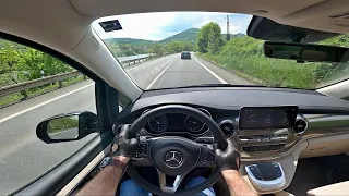 2022 Mercedes-Benz V 300 d 4MATIC + private lounge seats | POV test drive