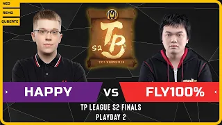 WC3 - [UD] Happy vs Fly100% [ORC] - Playday 2 - TP League S2 Finals