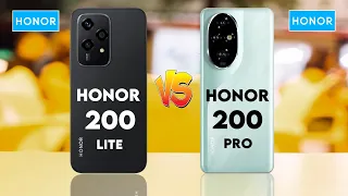 Honor 200 Lite Vs Honor 200 Pro