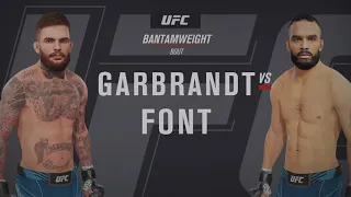 Rob Font vs Cody Garbrandt