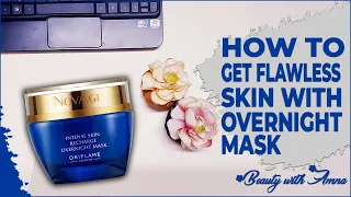 Overnight Face Mask for clear glowing and flawless skin  | Review | Oriflame Novage Overnight Mask