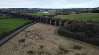 Spotted | Welland Valley Viaduct Drone Fly Over Video Seaton Meadows + Railway Tunnel