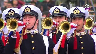 Gran Parada Militar Chile 2017 Escuela Naval Parte (5/13) HD 720p