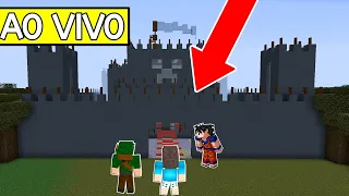 AO VIVO: DESCOBRINDO O CASTELO SECRETO DA FAMÍLIA ARQUEIRA NO MINECRAFT!!