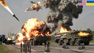 RUSSIAN Invasion Over! Today 450 Tons of Russian Ammunition Convoy Destroyed by Ukraine in Kherson