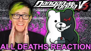 Bijuu Mike Reacts to All Danganronpa v3 Deaths, Executions and funny moments