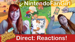 NintendoFanGirl Reactions! Animal Crossing New Horizons Direct (2/20/20)