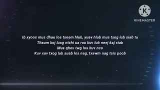 Lub SijHawm - TJHENNY (lyrics)