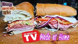 As Seen on TV Made at Home - Monster Italian Sub! Homeslice Pizza, Austin Texas