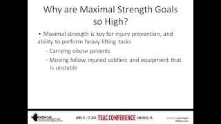 Programming for Tactical Populations, with Matt Wenning | NSCA.com