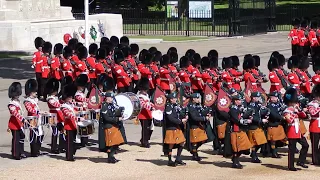 Trooping the Colour-The Irish Guards, The Colonels Review 10th June 2017.