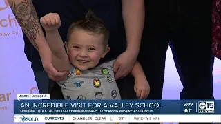 'The Incredible Hulk' actor inspires Valley students who are hearing impaired